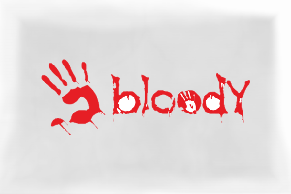 Bloody logo