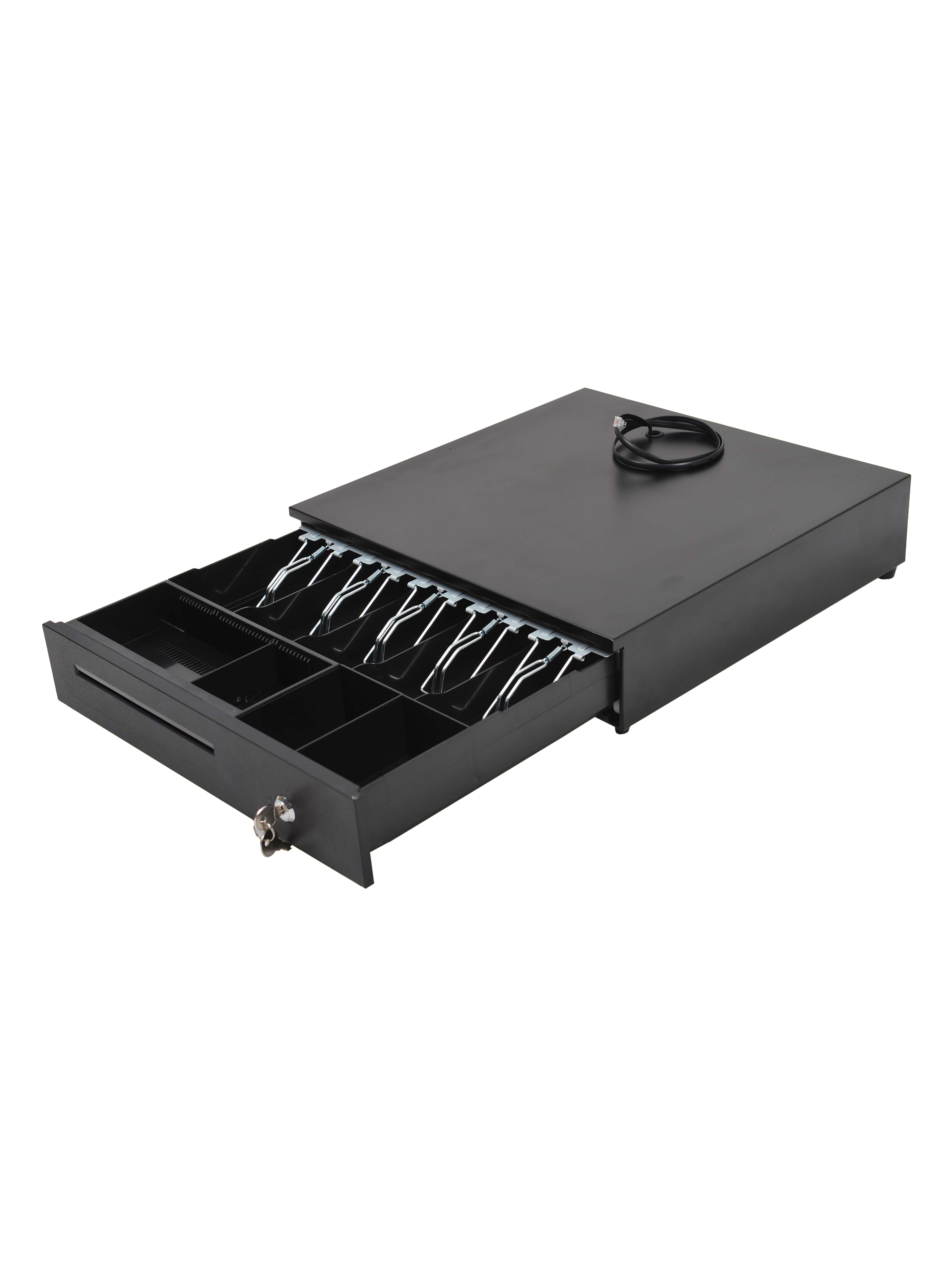 Cash Drawer Heavy Duty Black 5.5Kg with RJ11