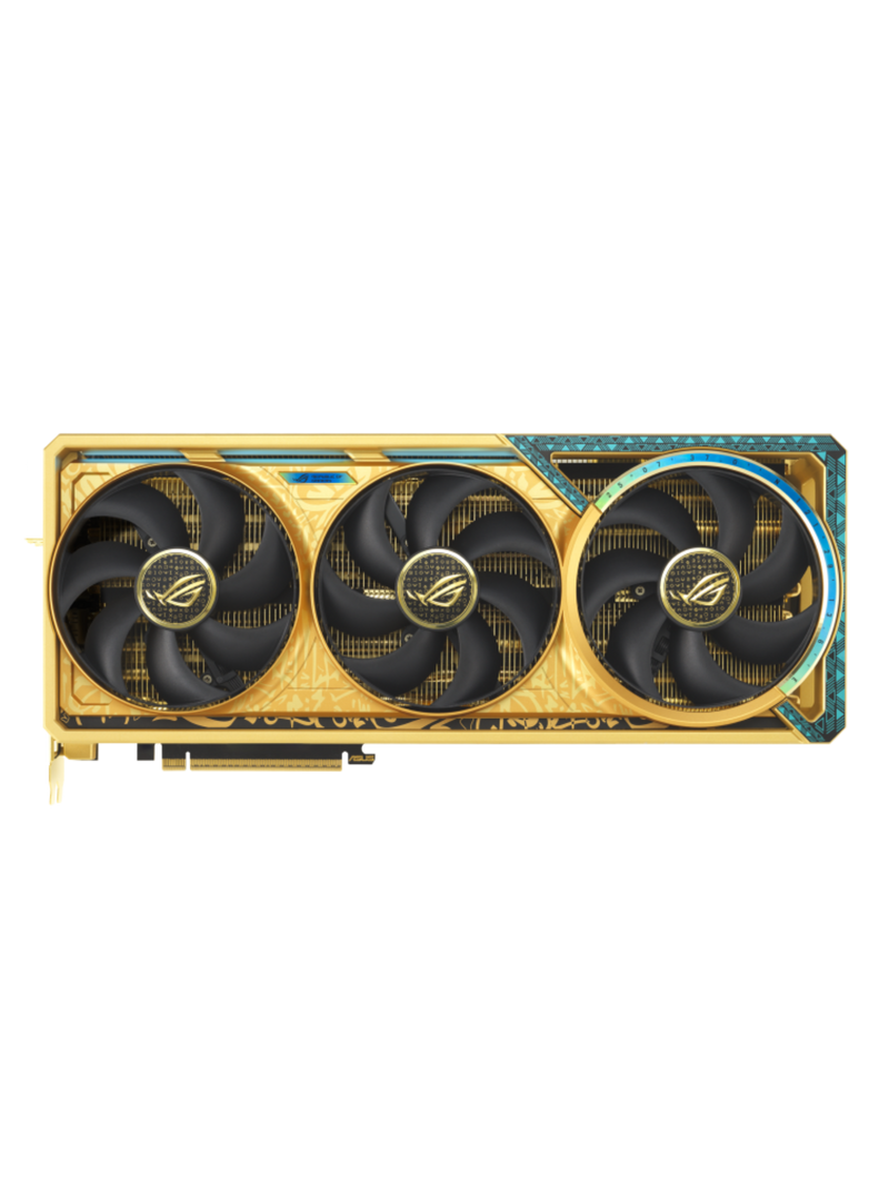Asus ROG Astral RTX 5090 DHAHAB Edition  32GB GDDR7 OC -  Real 6.5g Gold Plated-3