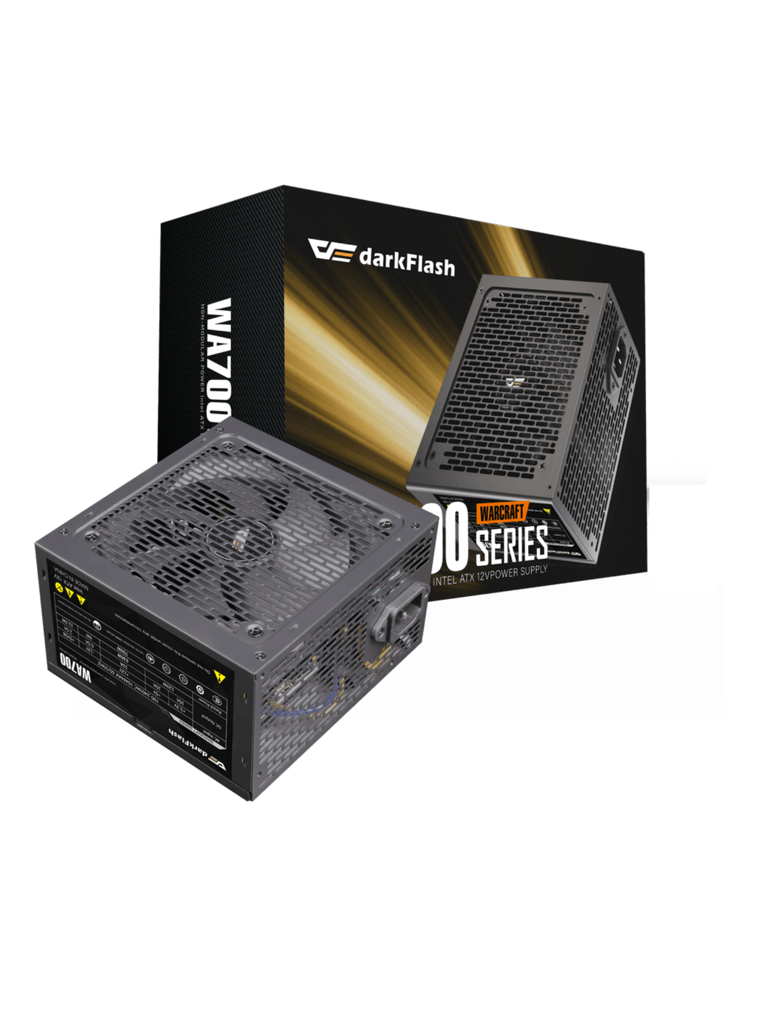 Darkflash WA700 Warcraft Series 700W Power Supply - Non Modular - Black