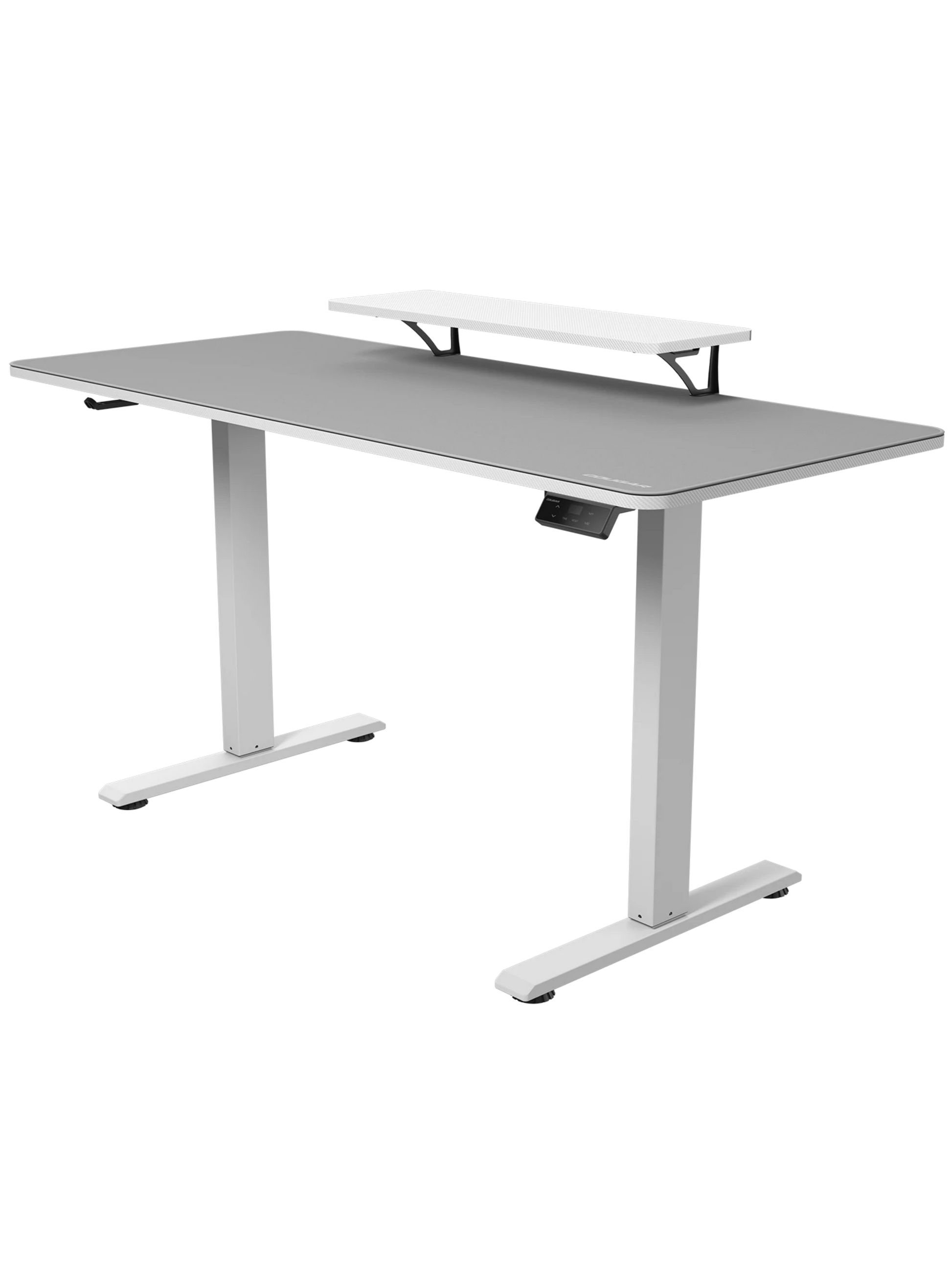Cougar E-Start Electric White Gaming Desk 1400 x 600 x 15 mm-1