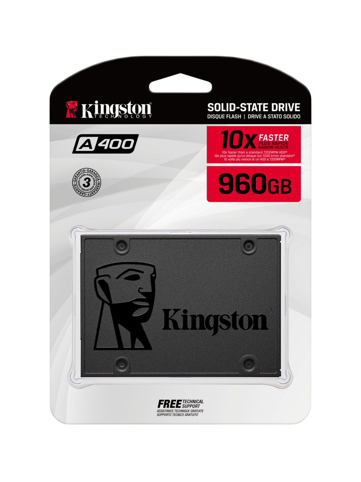 Kingston A400 SSD 960GB - 2.5" SATA-1