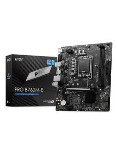 MSI Pro B760M-E DDR5 M-ATX Motherboard - Intel LGA 1700-1