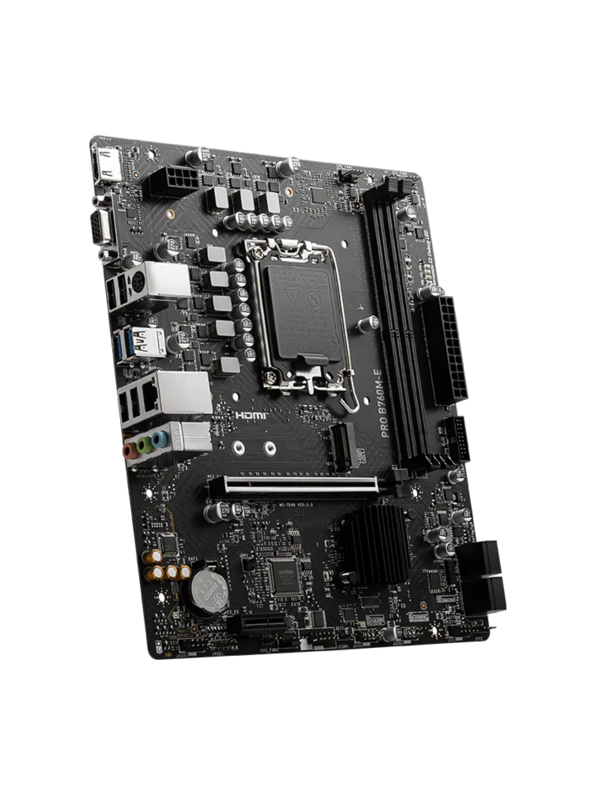 MSI Pro B760M-E DDR5 M-ATX Motherboard - Intel LGA 1700-4