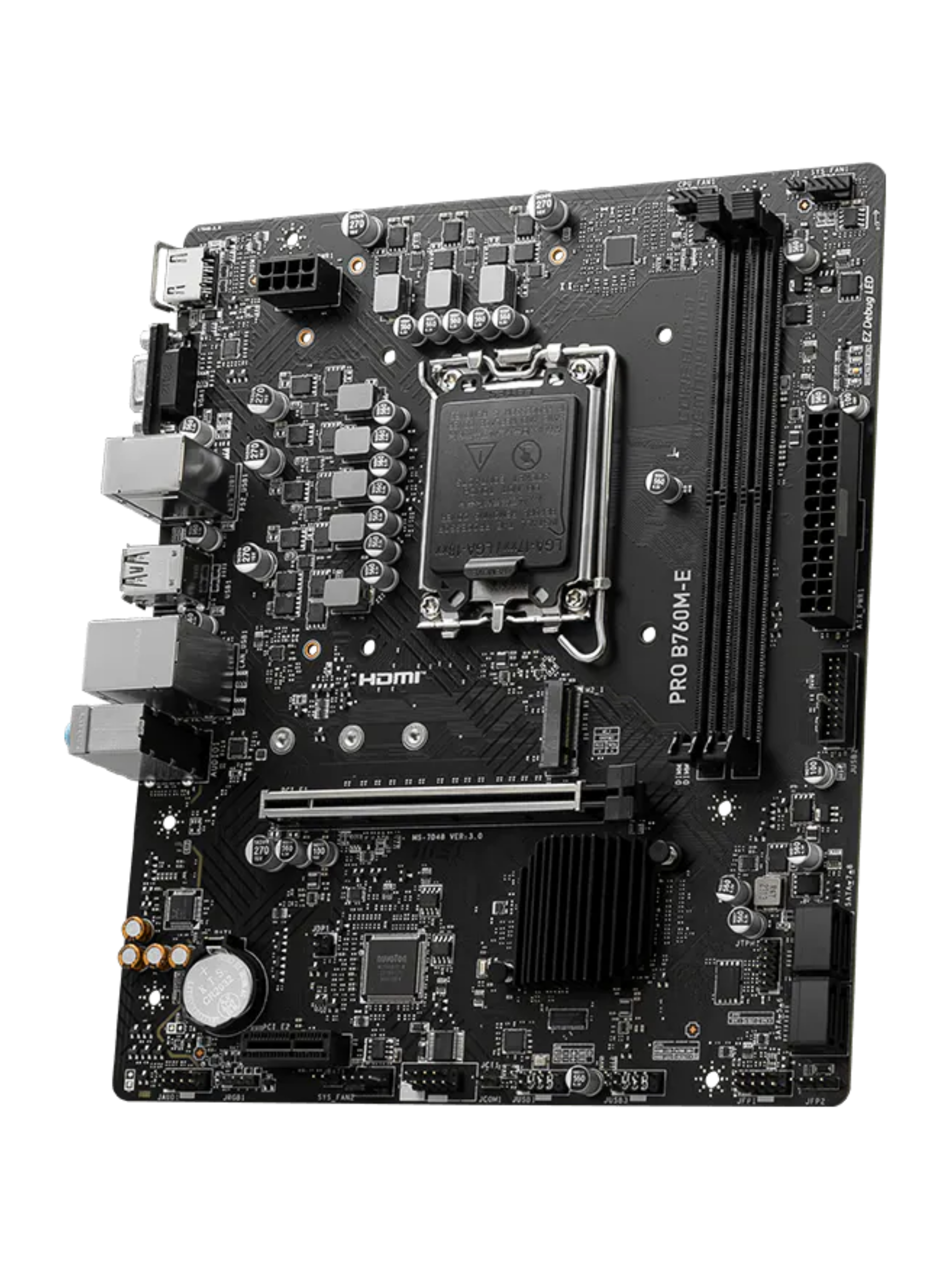 MSI Pro B760M-E DDR5 M-ATX Motherboard - Intel LGA 1700-3