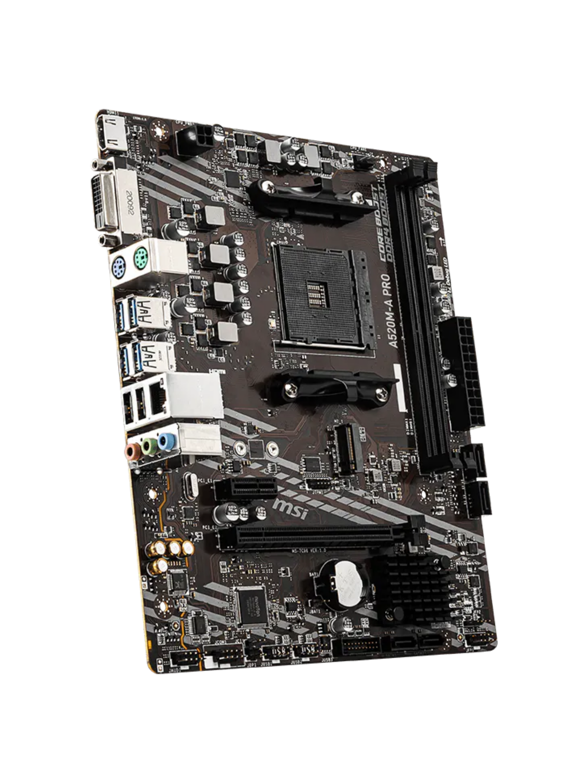MSI A520M-A PRO DDR4 M-ATX Motherboard - AMD AM4-5