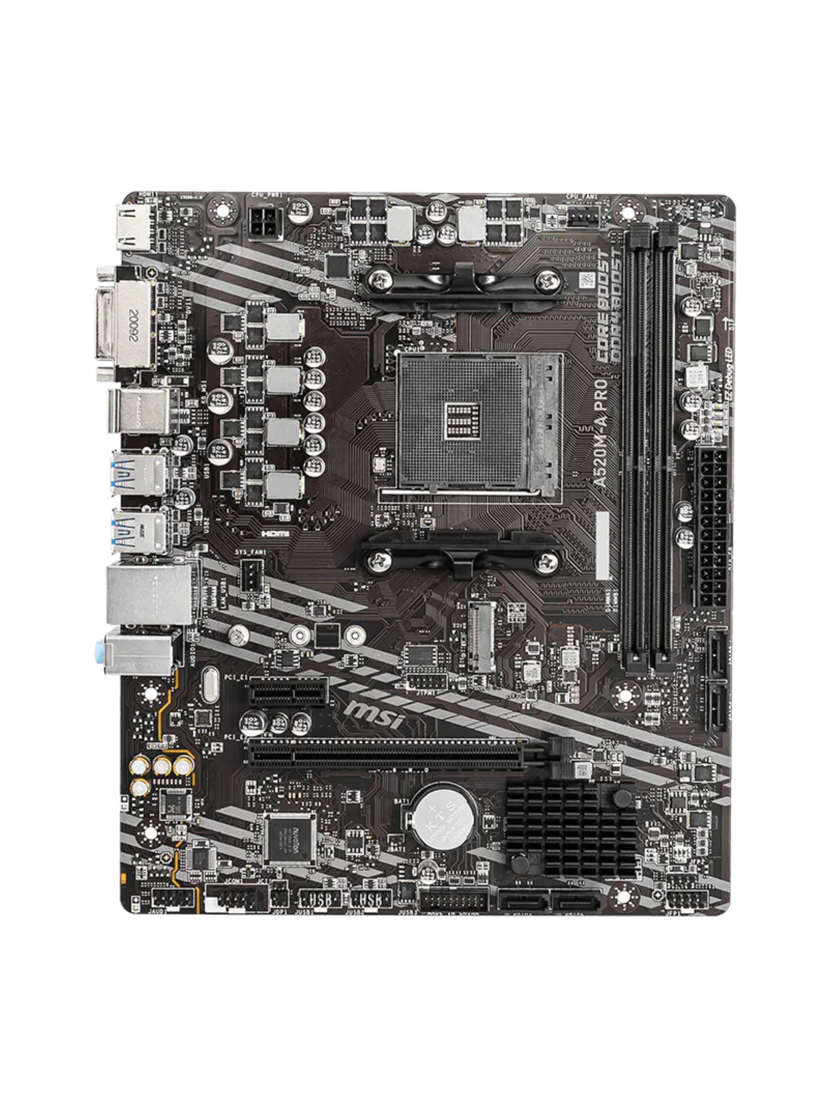 MSI A520M-A PRO DDR4 M-ATX Motherboard - AMD AM4-2