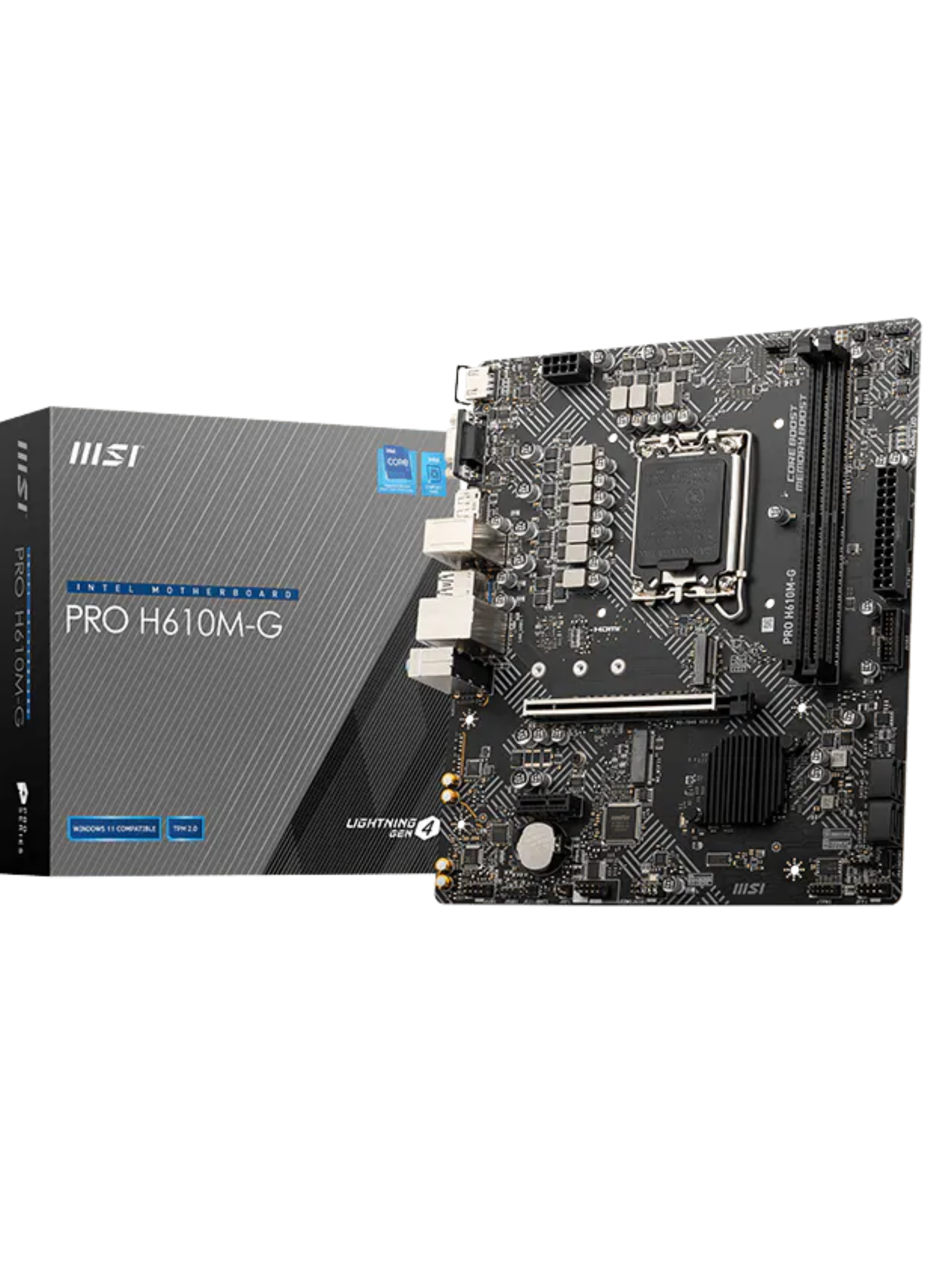 MSI PRO H610M-G ProSeries DDR5 M-ATX Motherboard - LGA1700