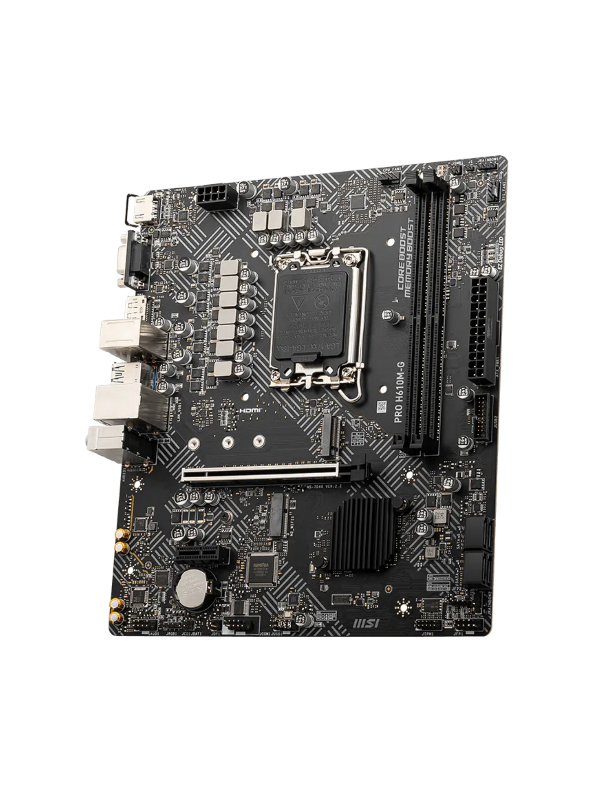 MSI PRO H610M-G ProSeries DDR5 M-ATX Motherboard - LGA1700-4