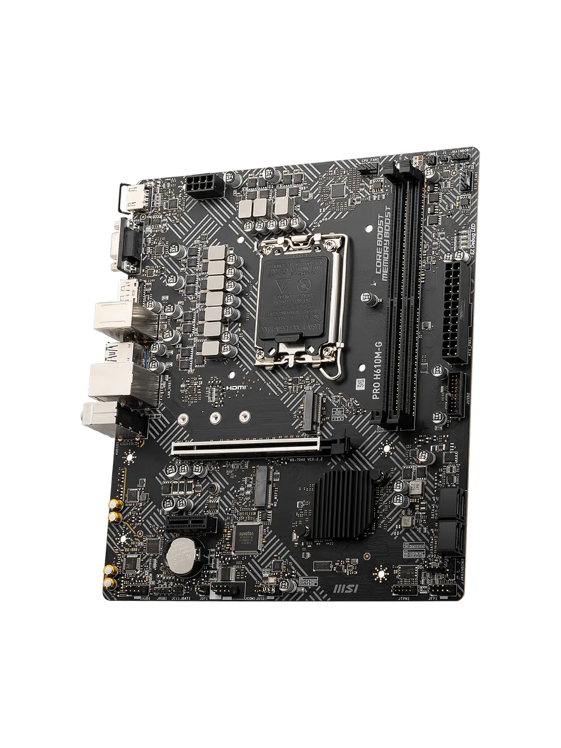 MSI PRO H610M-G ProSeries DDR5 M-ATX Motherboard - LGA1700-4