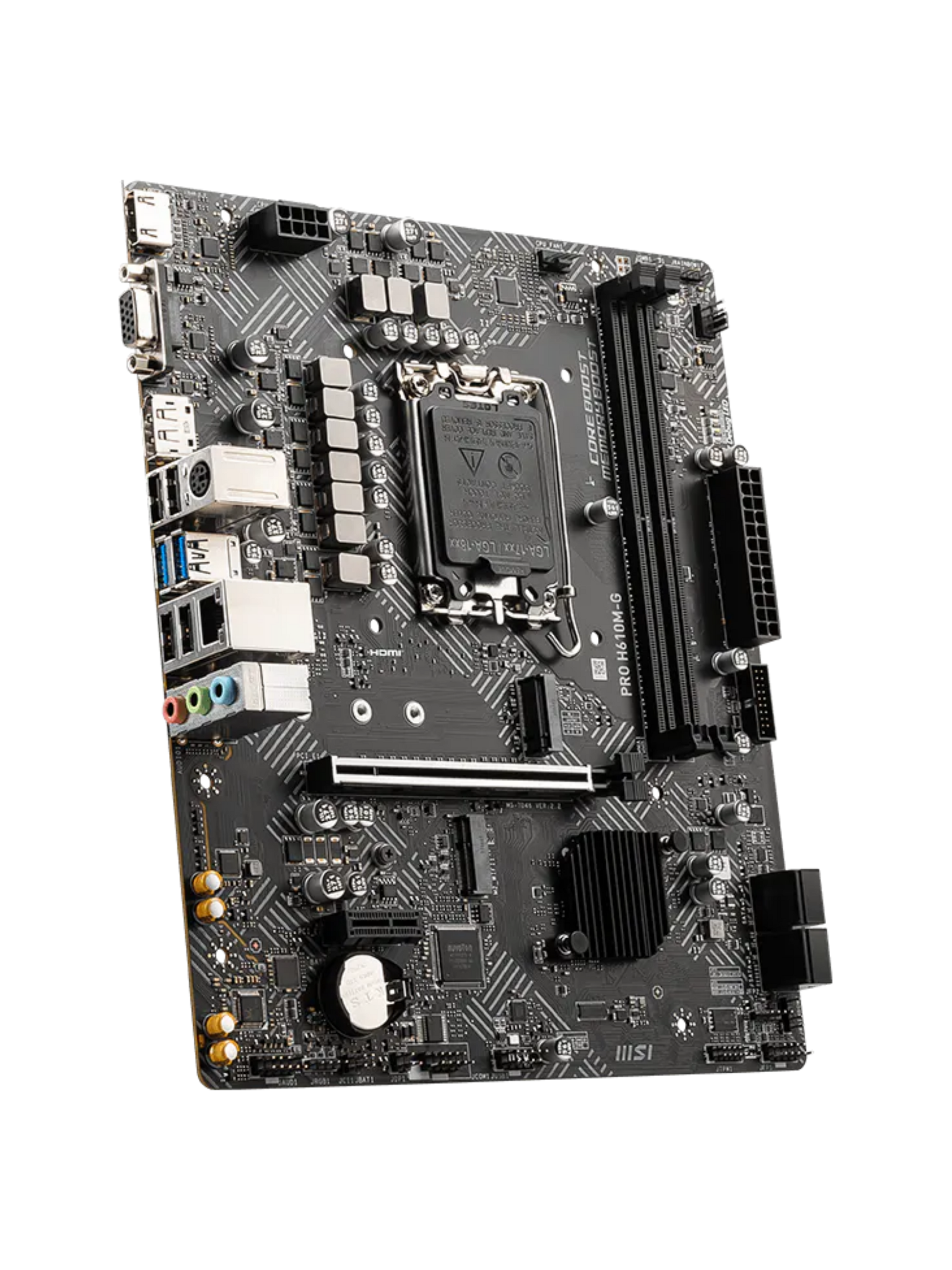 MSI PRO H610M-G ProSeries DDR5 M-ATX Motherboard - LGA1700-2