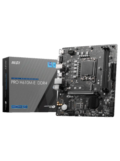 MSI PRO H610M-E ProSeries DDR4 M-ATX Motherboard - LGA1700-1