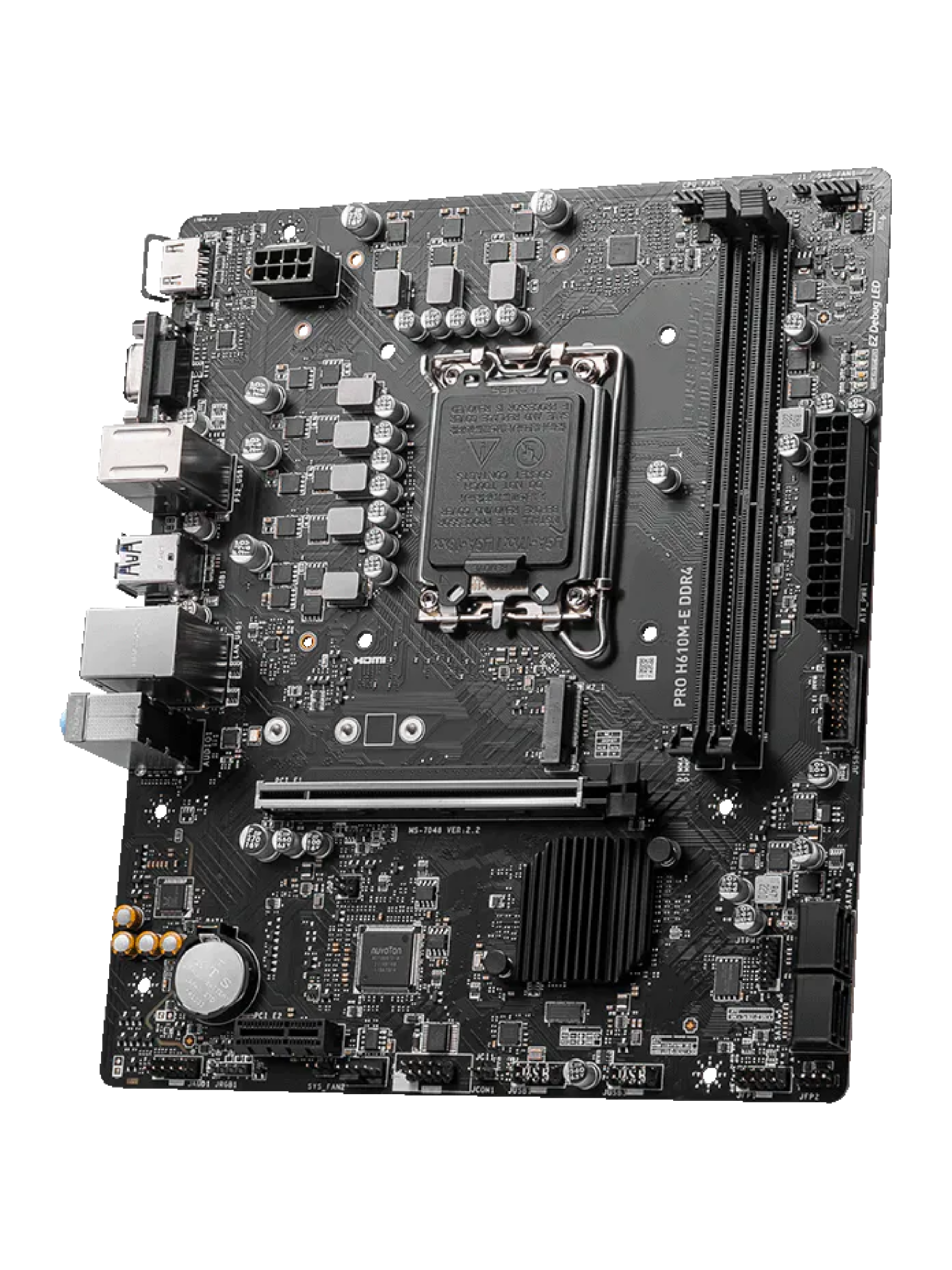 MSI PRO H610M-E ProSeries DDR4 M-ATX Motherboard - LGA1700