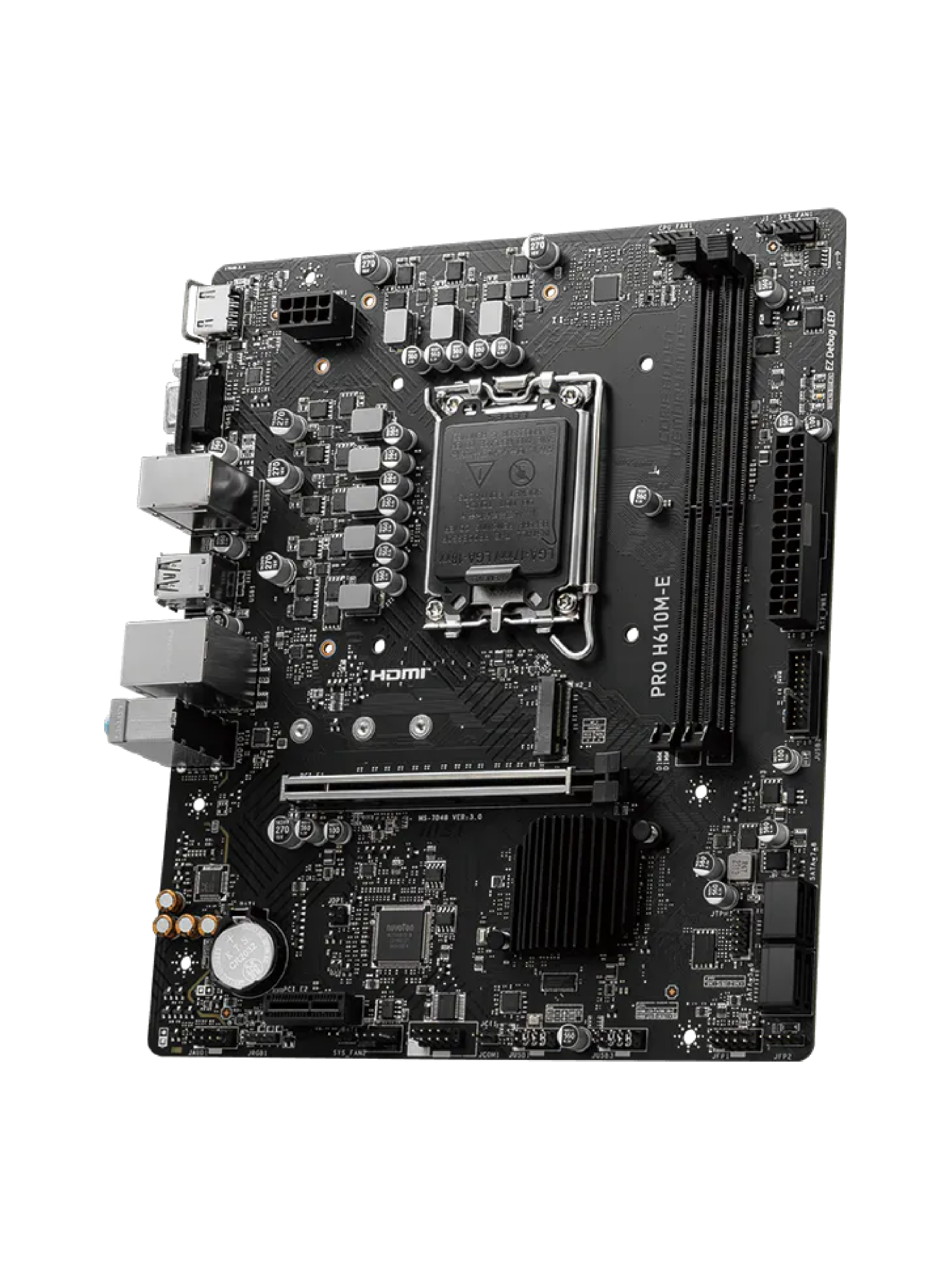 MSI PRO H610M-E ProSeries DDR5 M-ATX Motherboard - LGA1700