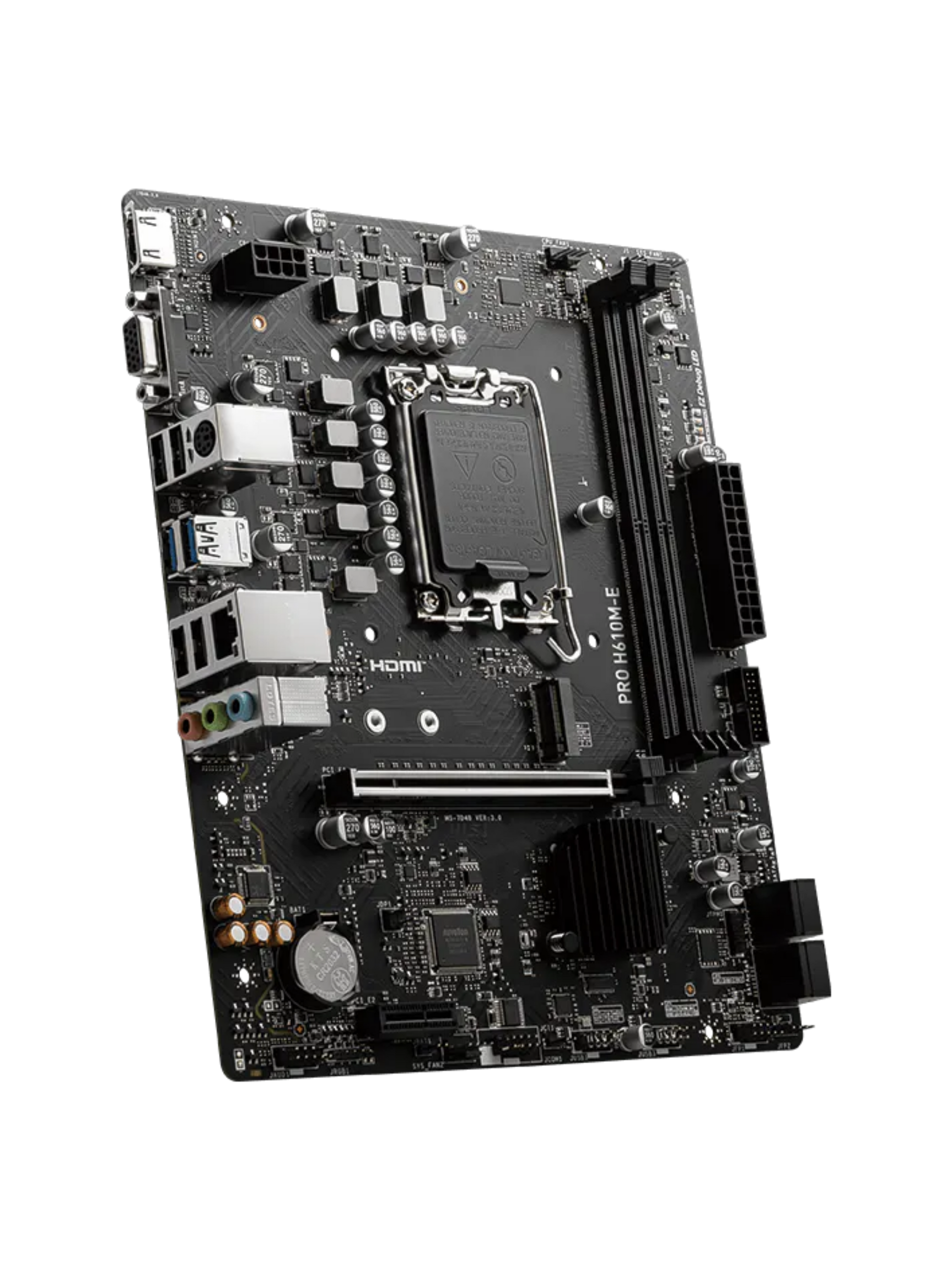 MSI PRO H610M-E ProSeries DDR5 M-ATX Motherboard - LGA1700-3