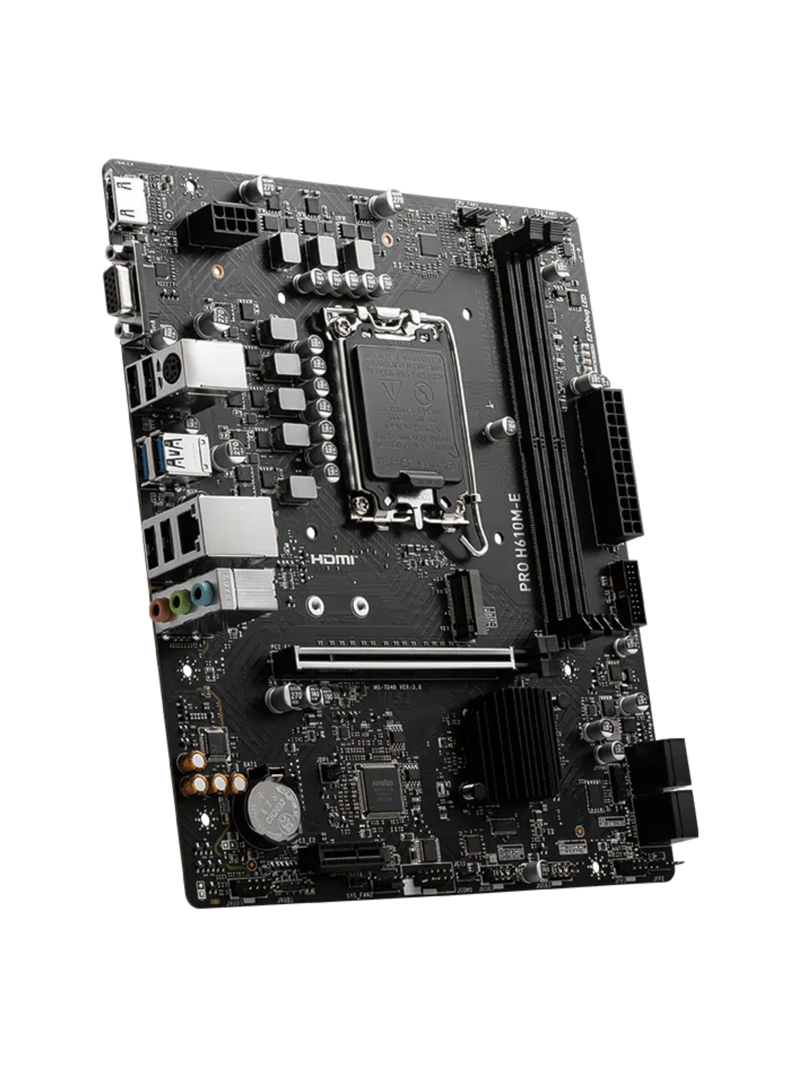 MSI PRO H610M-E ProSeries DDR5 M-ATX Motherboard - LGA1700-3