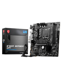 MSI B760M Bomber WIFI M-ATX DDR5 6400MHz Motherboard - LGA1700-1