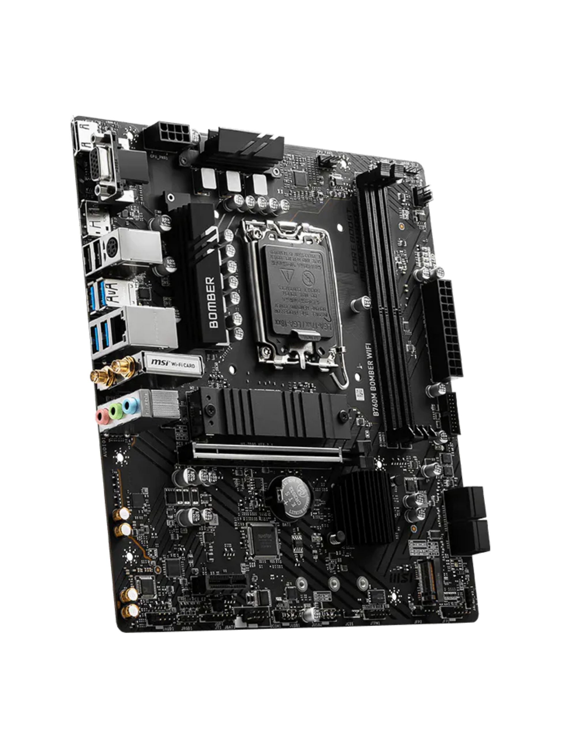 MSI B760M Bomber WIFI M-ATX DDR5 6400MHz Motherboard - LGA1700-2