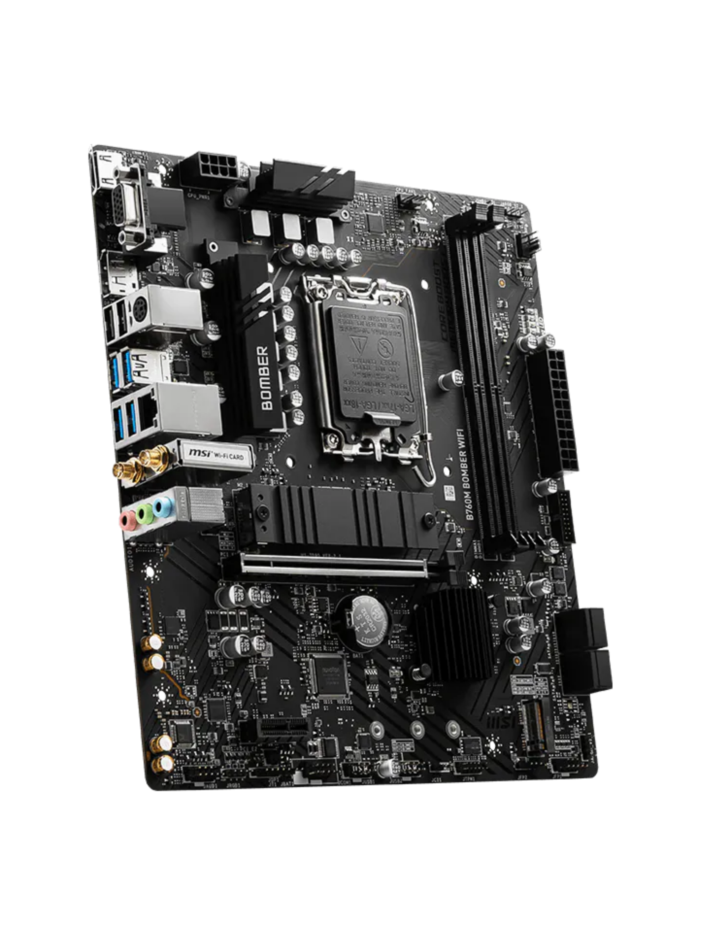MSI B760M Bomber WIFI M-ATX DDR5 6400MHz Motherboard - LGA1700