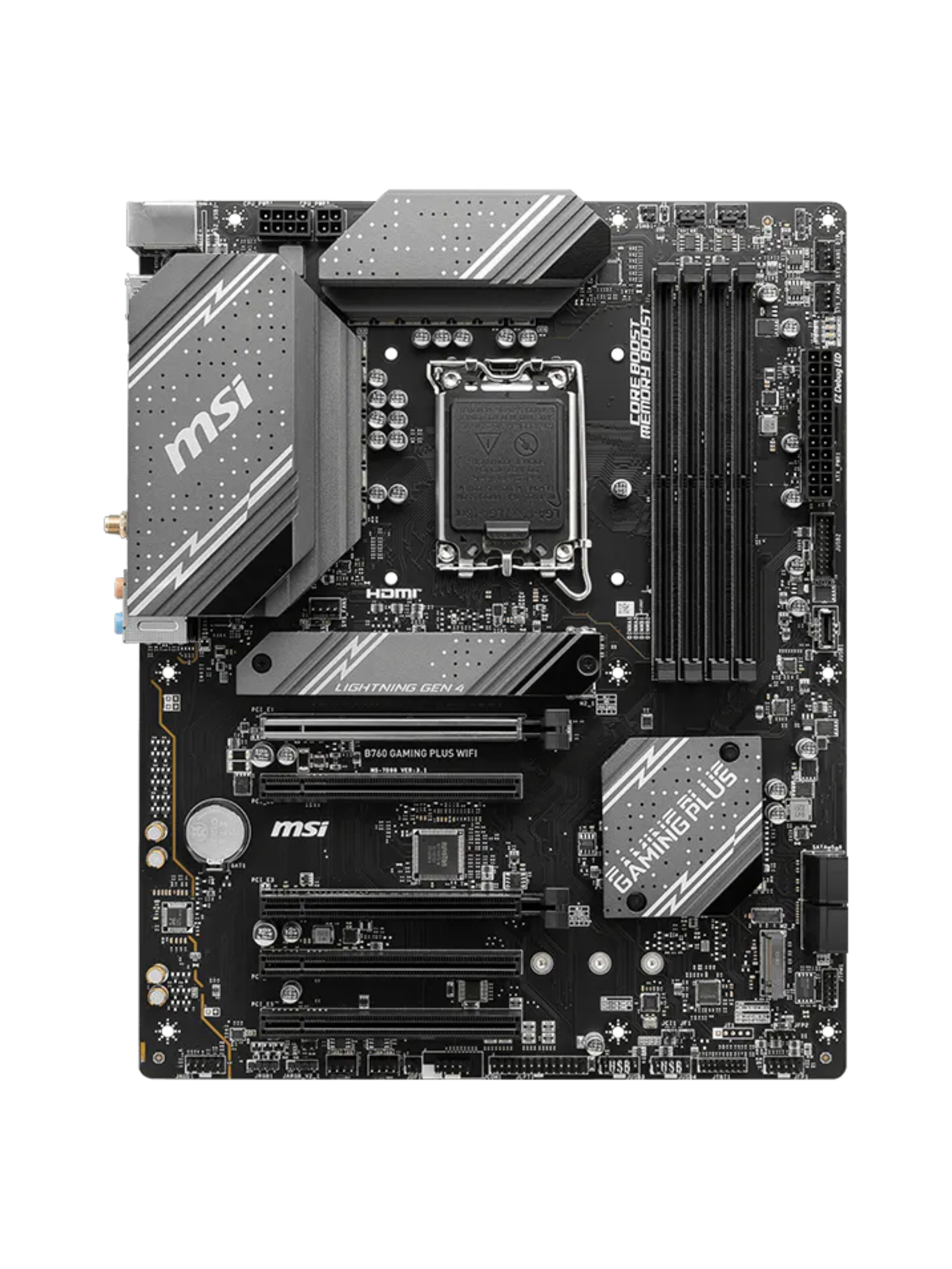 MSI B760 Gaming Plus Wifi ATX DDR5 Motherboard - LGA 1700-3