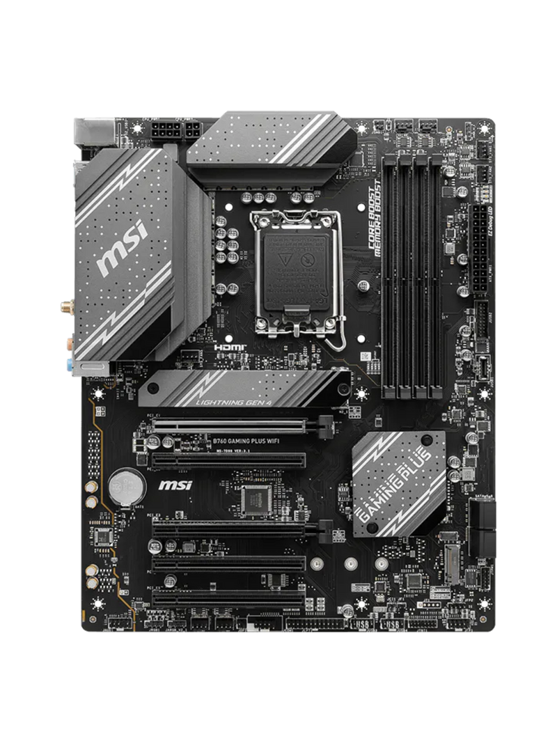 MSI B760 Gaming Plus Wifi ATX DDR5 Motherboard - LGA 1700-3