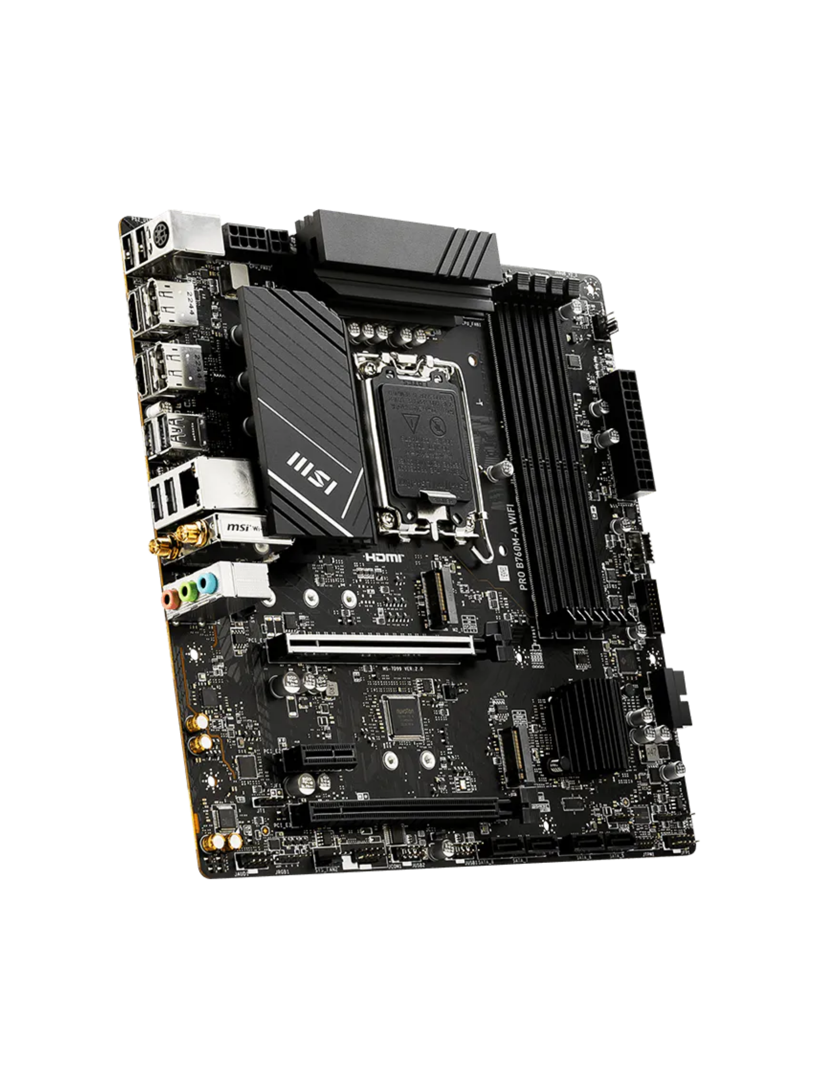 MSI PRO B760M-A WIFI M-ATX DDR5 Motherboard - LGA 1700
