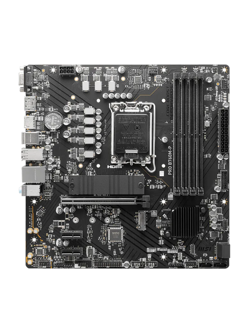 MSI PRO B760M-P M-ATX DDR5 Motherboard - LGA 1700-3
