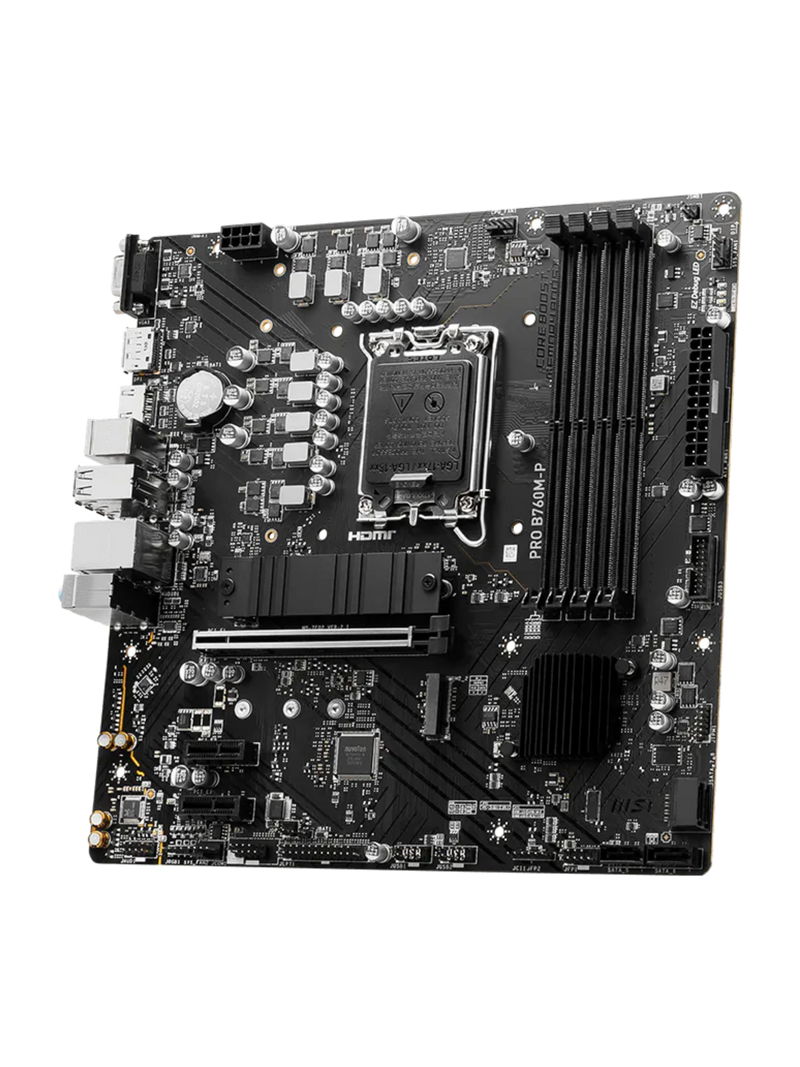 MSI PRO B760M-P M-ATX DDR5 Motherboard - LGA 1700-1