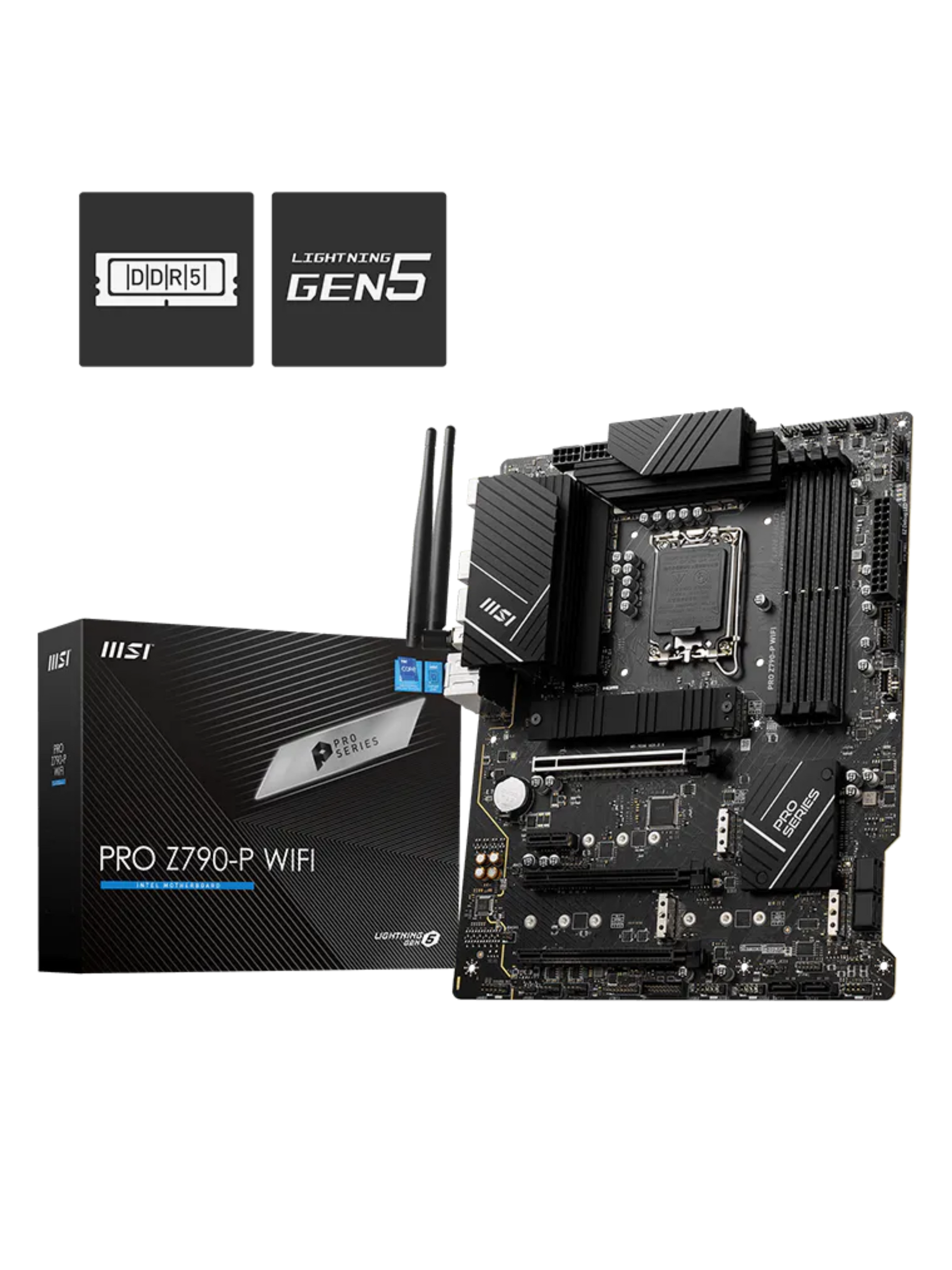 MSI PRO Z790-P WIFI ATX DDR5 Motherboard - LGA 1700-5