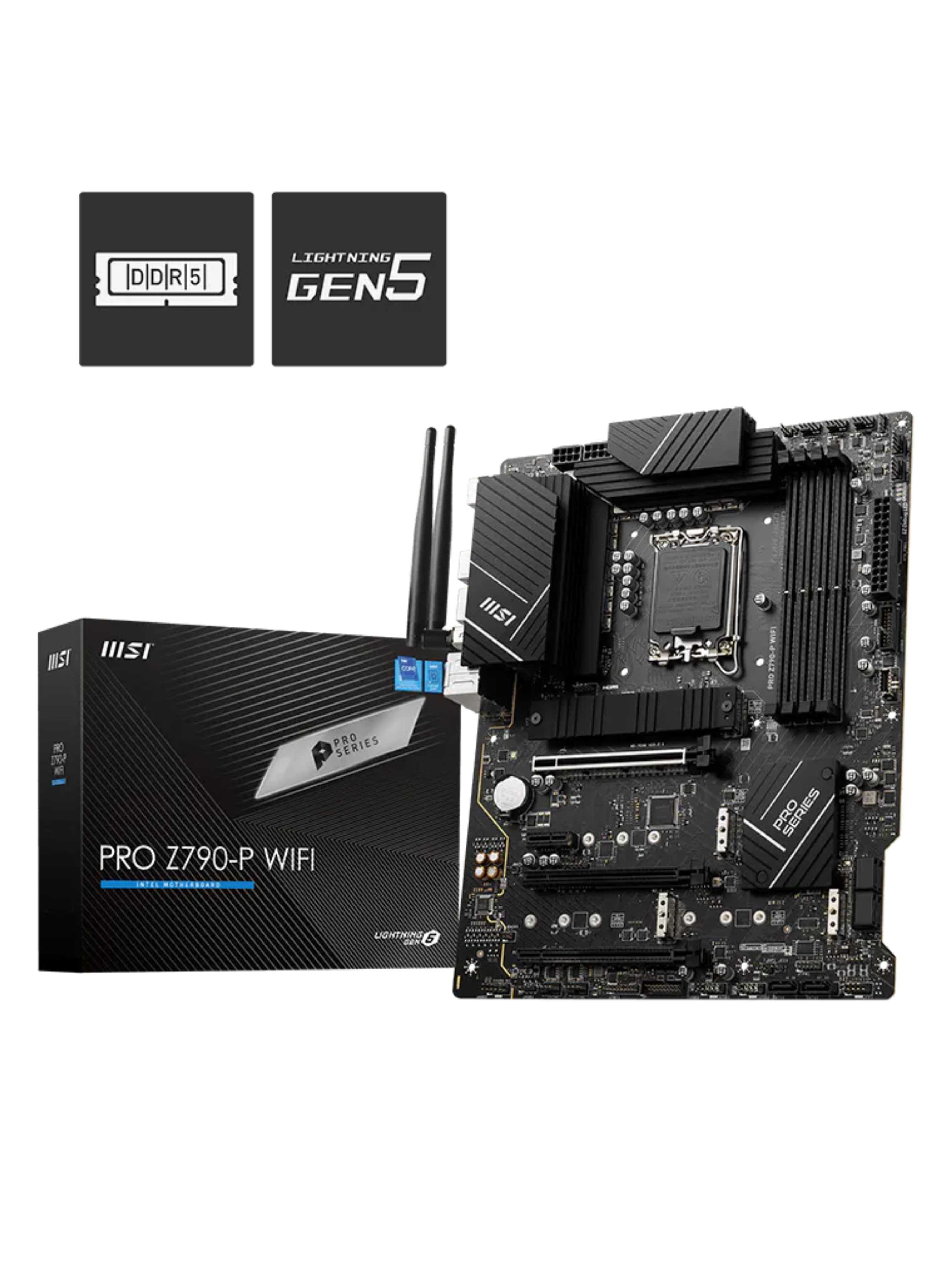 MSI PRO Z790-P WIFI ATX DDR5 Motherboard - LGA 1700-5
