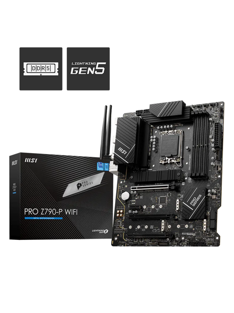 MSI PRO Z790-P WIFI ATX DDR5 Motherboard - LGA 1700-5