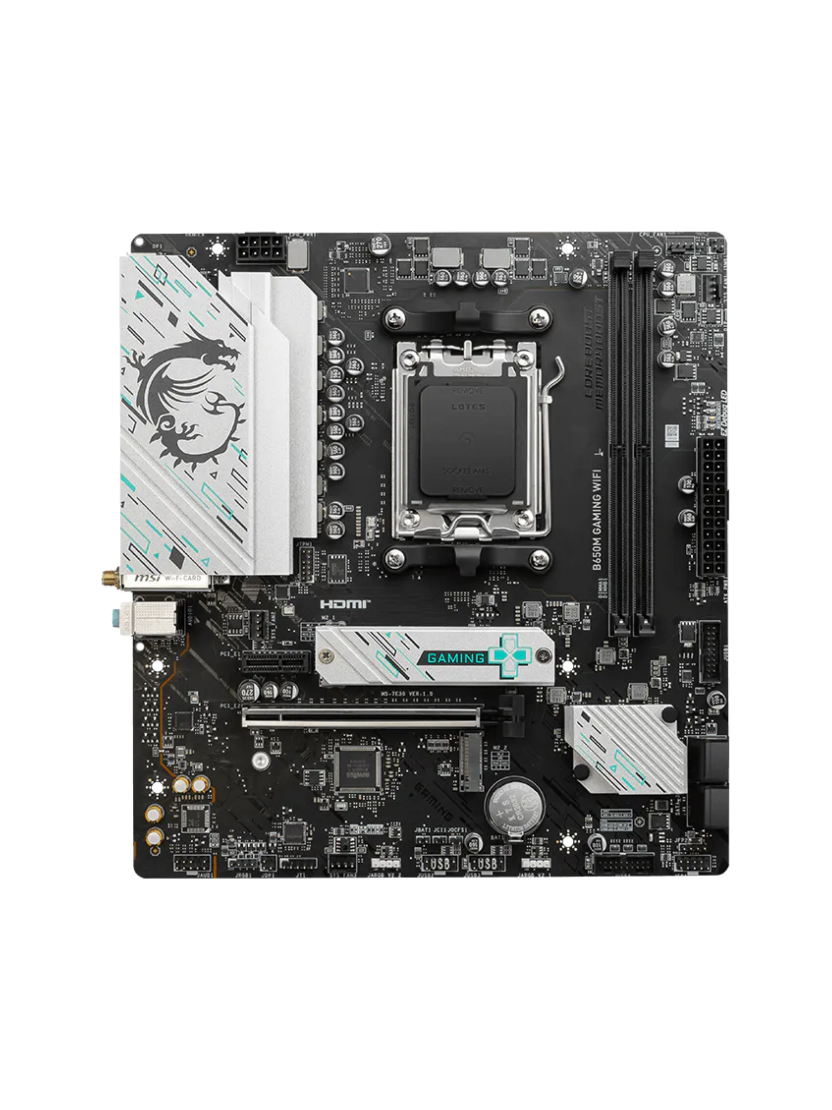 MSI B650M Gaming WIFI M-ATX DDR5 Motherboard - AM5-3