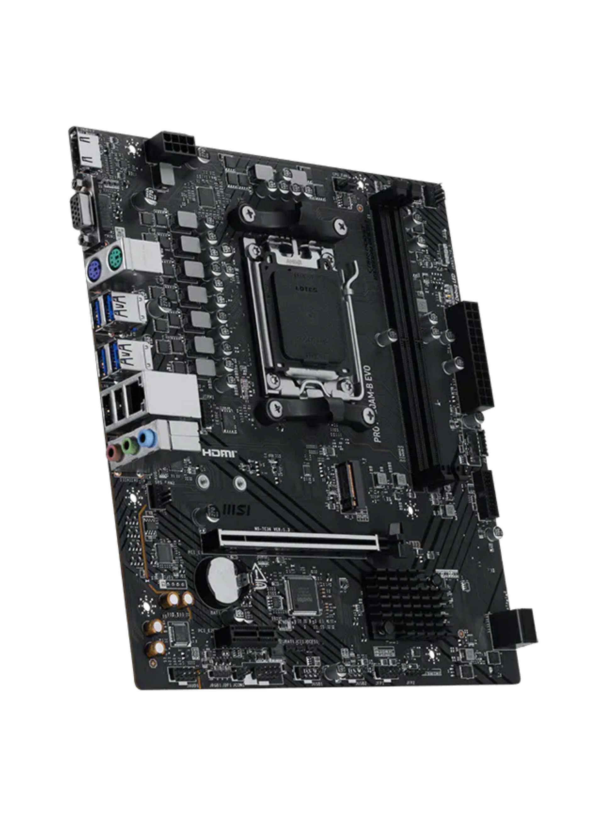 MSI PRO A620AM-B EVO M-ATX DDR5 Motherboard - AM5-2