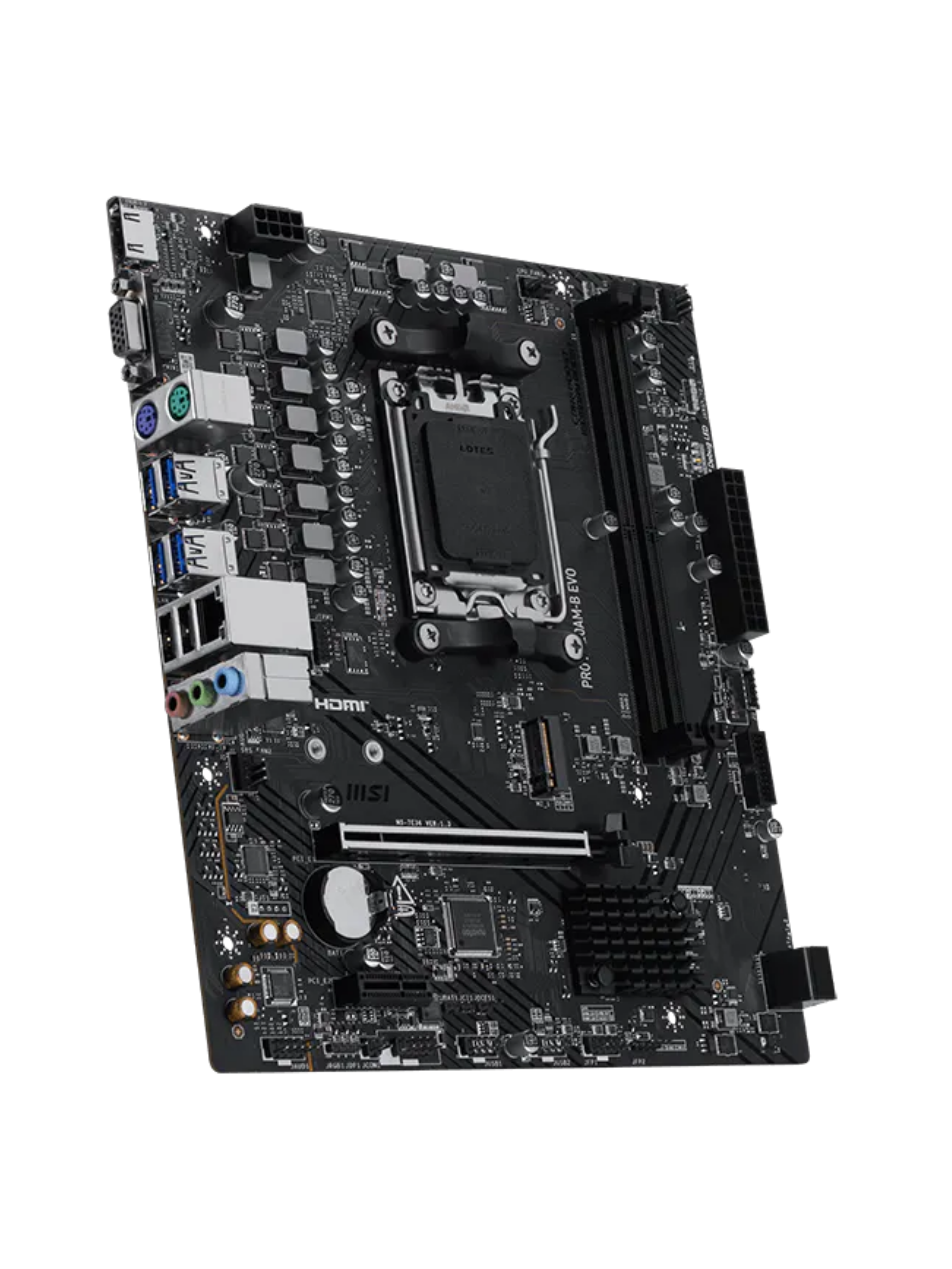 MSI PRO A620AM-B EVO M-ATX DDR5 Motherboard - AM5-2