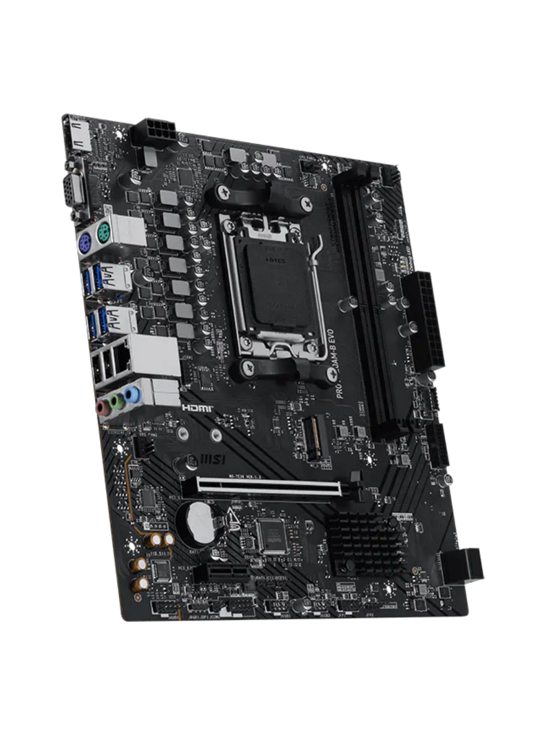 MSI PRO A620AM-B EVO M-ATX DDR5 Motherboard - AM5-2