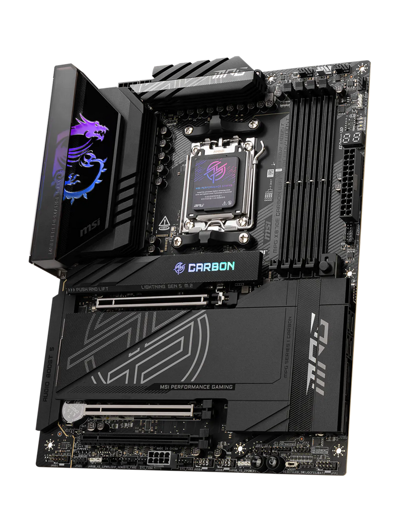 MSI MPG X870E Carboon WIFI ATX DDR5 Motherboard - AM5-1