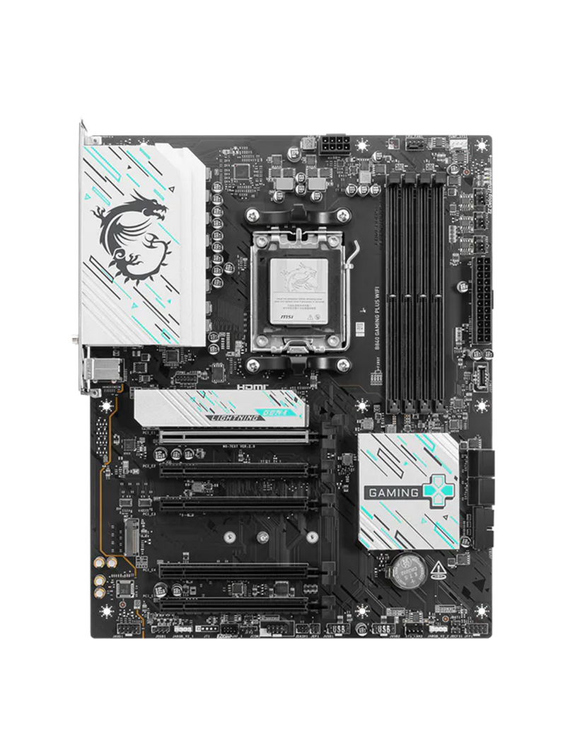 MSI B840 Gaming Plus WIFI ATX DDR5 Motherboard - AM5-3