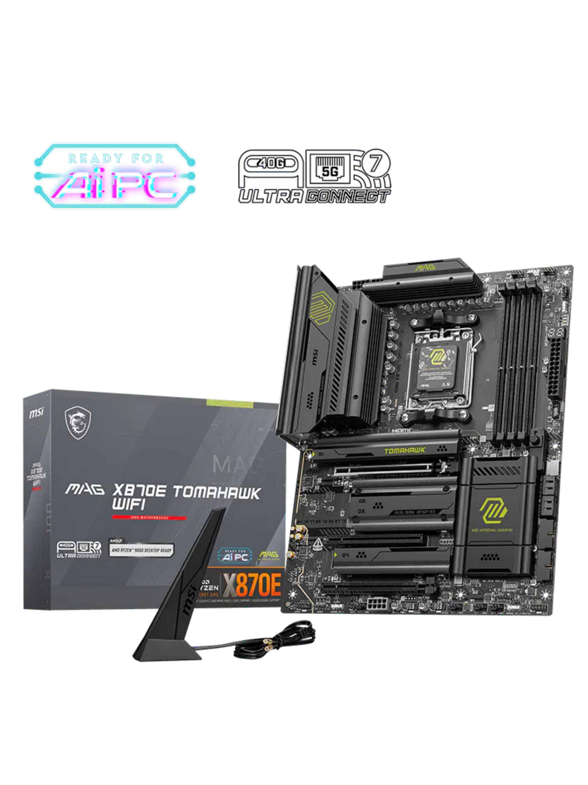 MSI MAG X870E TOMAHAWK WIFI ATX DDR5 Motherboard - AM5-4