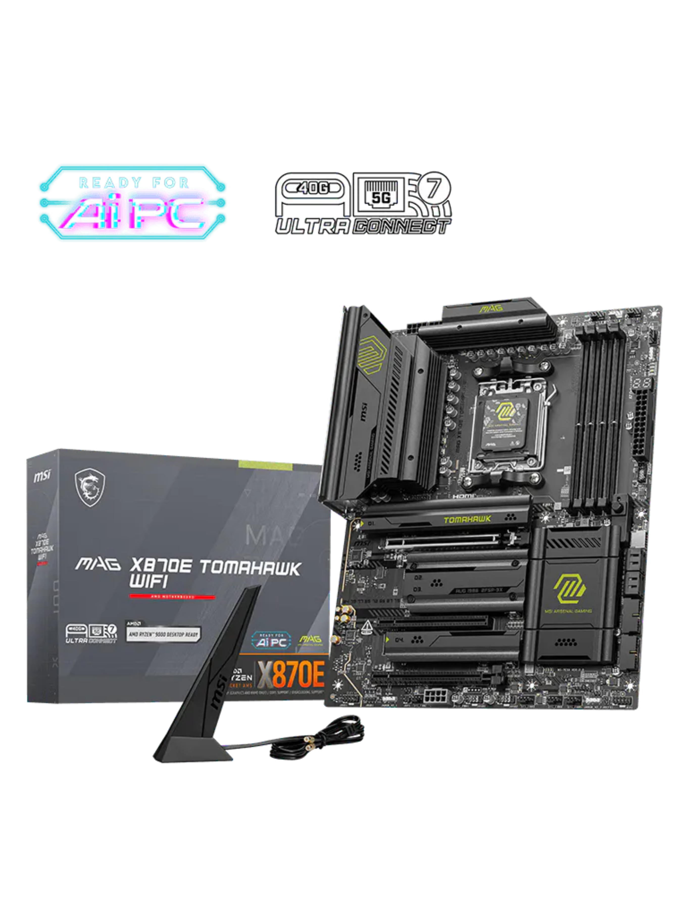 MSI MAG X870E TOMAHAWK WIFI ATX DDR5 Motherboard - AM5-4