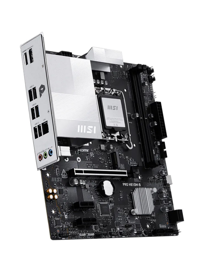 MSI PRO H810M-B M-ATX DDR5 Motherboard - LGA 1851-3