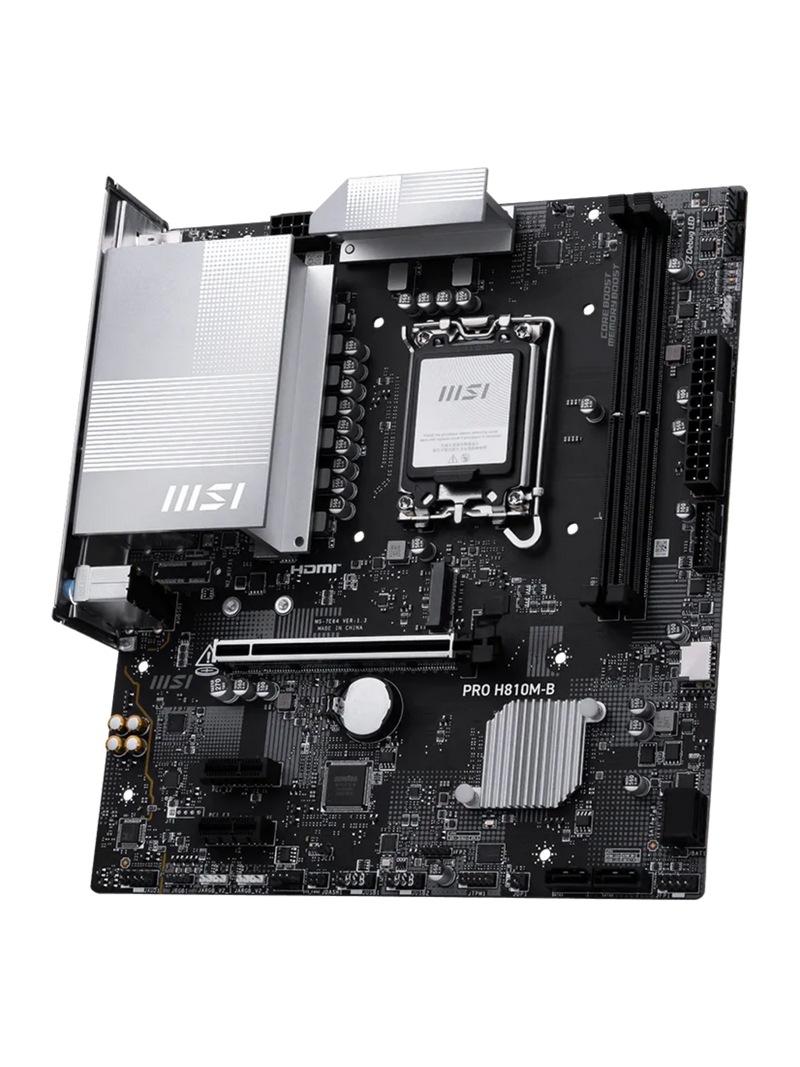 MSI PRO H810M-B M-ATX DDR5 Motherboard - LGA 1851-1