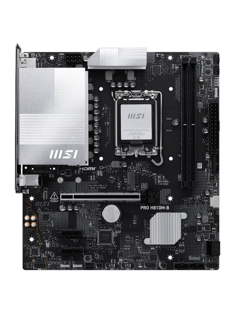 MSI PRO H810M-B M-ATX DDR5 Motherboard - LGA 1851-2