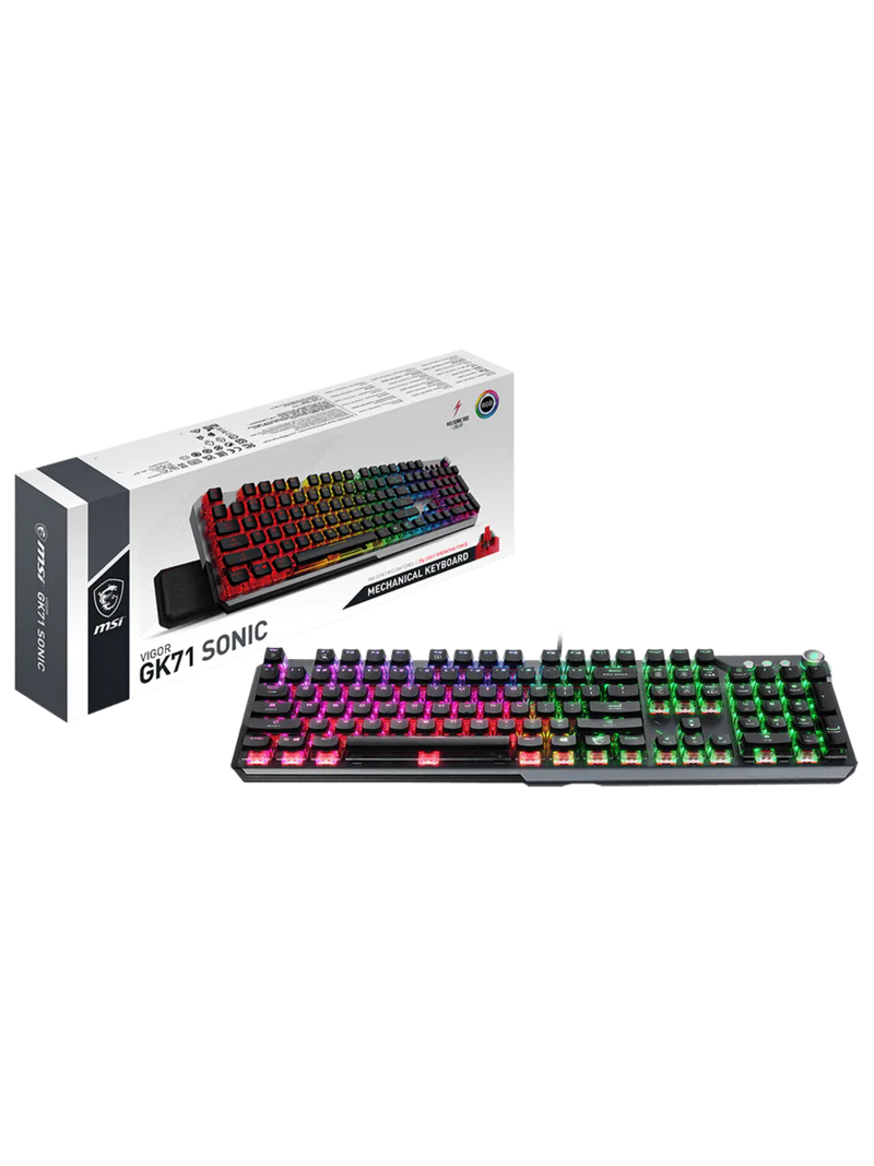 MSI Vigor GK71 Sonic Red Premium Mechanical Gaming Keyboard - English/Arabic-5
