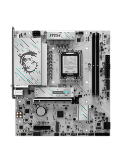 MSI B860M GAMING WIFI M-ATX DDR5 Motherboard - White - LGA 1851-3
