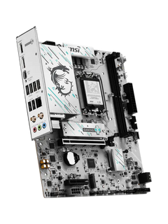 MSI B860M GAMING WIFI M-ATX DDR5 Motherboard - White - LGA 1851-2