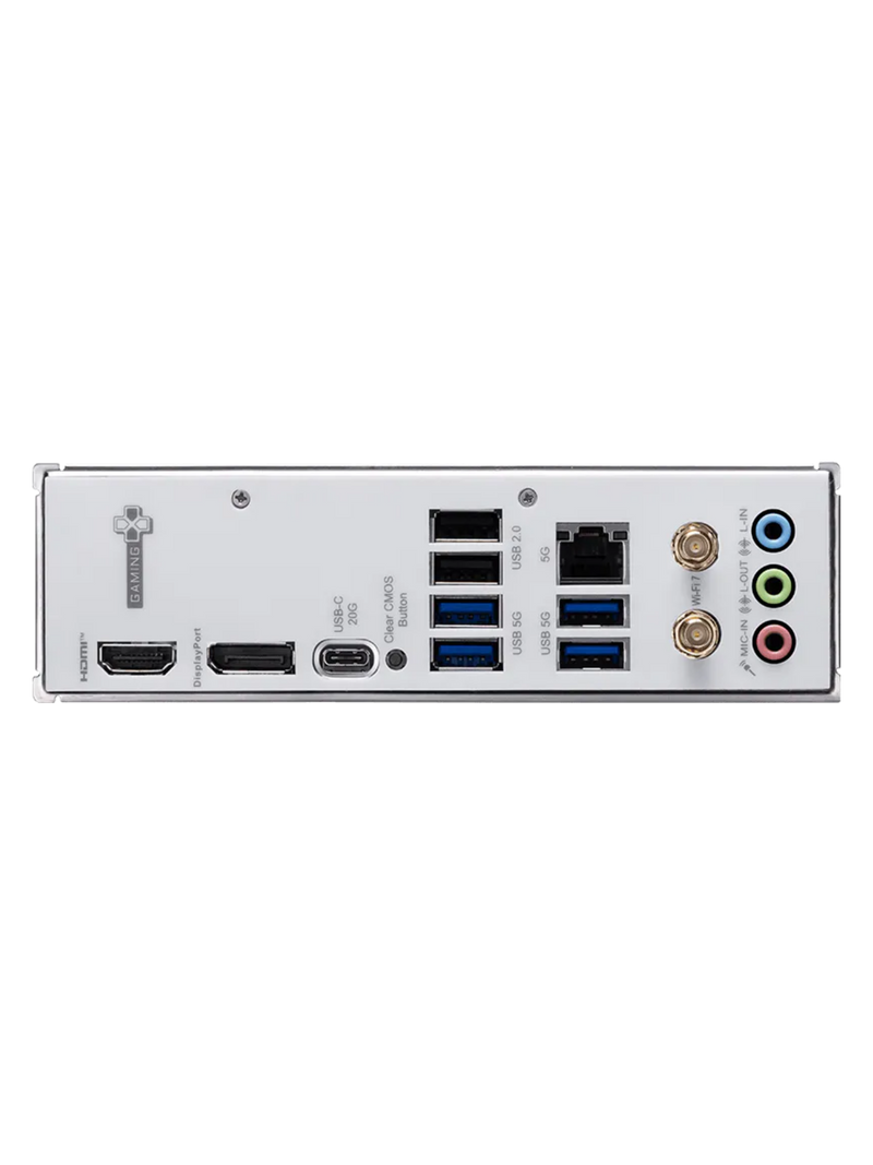 MSI B860M GAMING WIFI M-ATX DDR5 Motherboard - White - LGA 1851-5