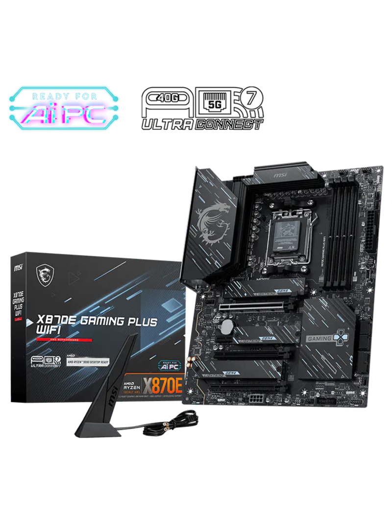 MSI X870E Gaming Plus WIFI ATX DDR5 Motherboard - AM5-4
