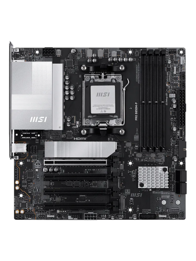 MSI PRO B850M-P M-ATX DDR5 Motherboard - AM5-3