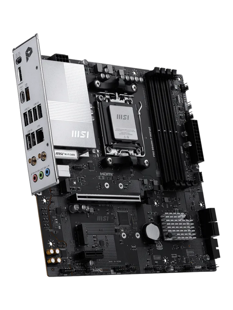 MSI PRO B840M-P WIFI6E M-ATX DDR5 Motherboard - AM5-3