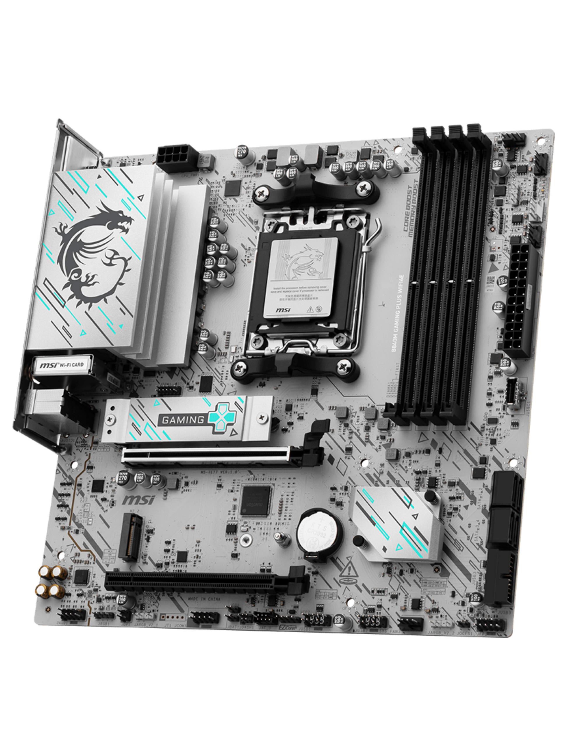 MSI B840M Gaming Plus WIFI6E M-ATX DDR5 Motherboard - AM5-1